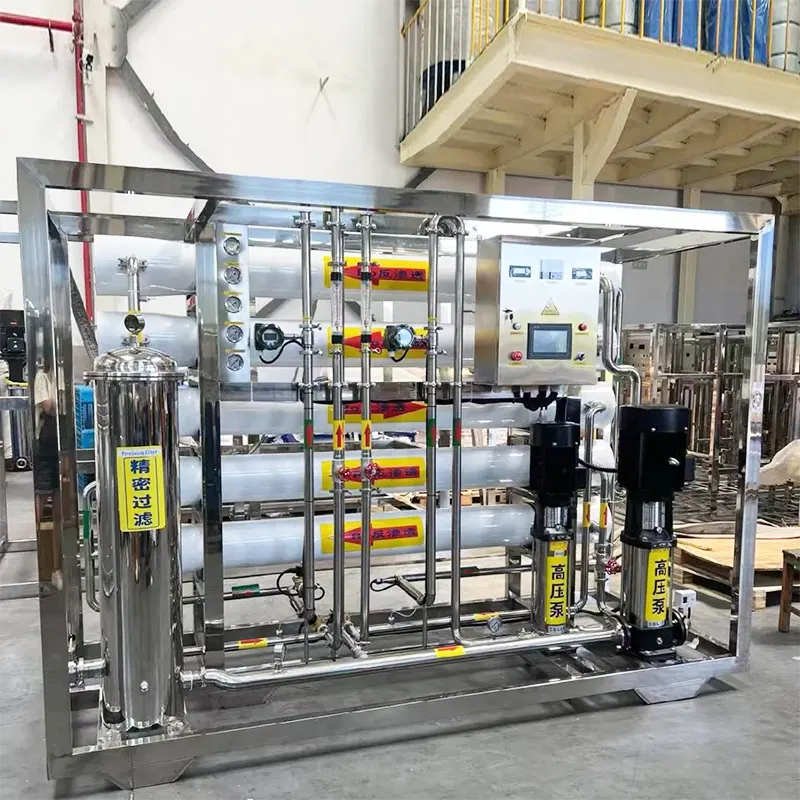 Equipamento de osmose reversa de água pura de nível 2 para a indústria alimentícia