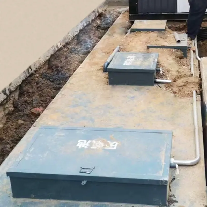 Equipamentos para reutilização de águas residuais nas comunidades