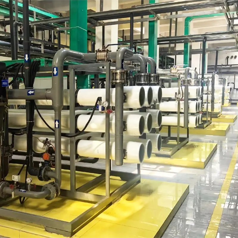 Equipamentos para reutilização de águas residuais na indústria de energia